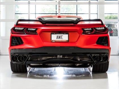 AWE Touring Edition Catback Exhaust w/ Diamond Black Tips 2020 - 2025 Chevrolet Corvette - 3015 - 43159 - Subimods.com