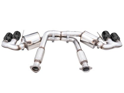 AWE Touring Edition Catback Exhaust w/ Diamond Black Tips 2020 - 2025 Chevrolet Corvette - 3015 - 43159 - Subimods.com