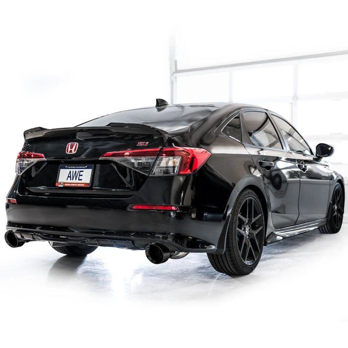 AWE Touring Edition Catback Exhaust w/ Diamond Black Tips 2023-2024 Acura Integra / 2022–2024 Honda Civic Si - 3015-33331 - Subimods.com