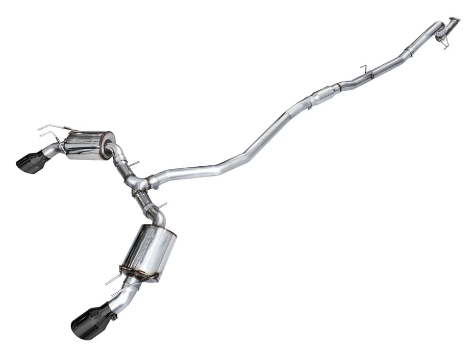 AWE Touring Edition Catback Exhaust w/ Diamond Black Tips 2023-2024 Acura Integra / 2022–2024 Honda Civic Si - 3015-33331 - Subimods.com