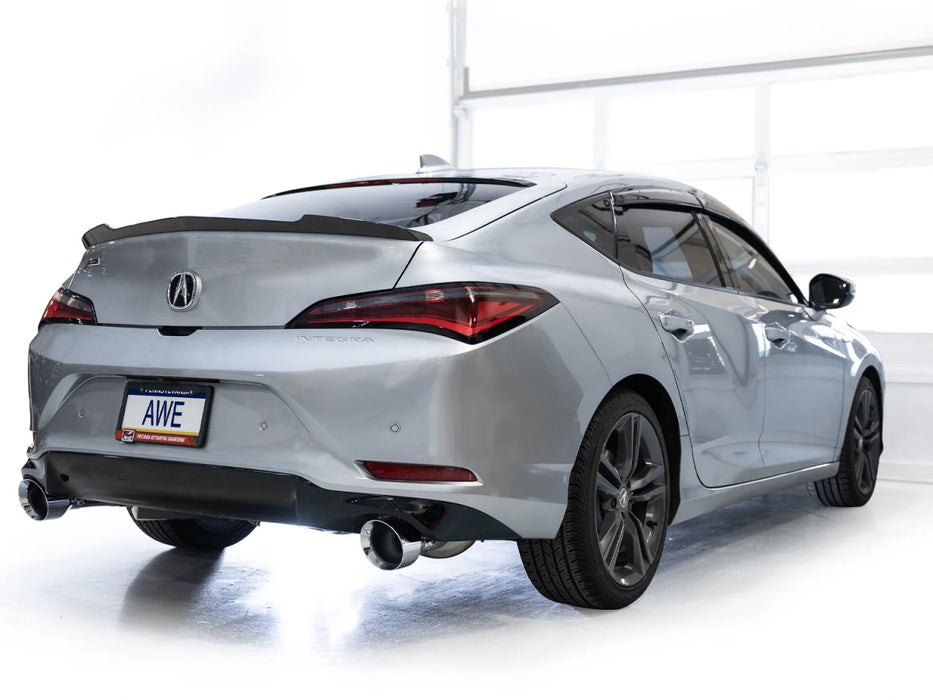 AWE Touring Edition Catback Exhaust w/ Diamond Black Tips 2023-2024 Acura Integra / 2022–2024 Honda Civic Si - 3015-33331 - Subimods.com