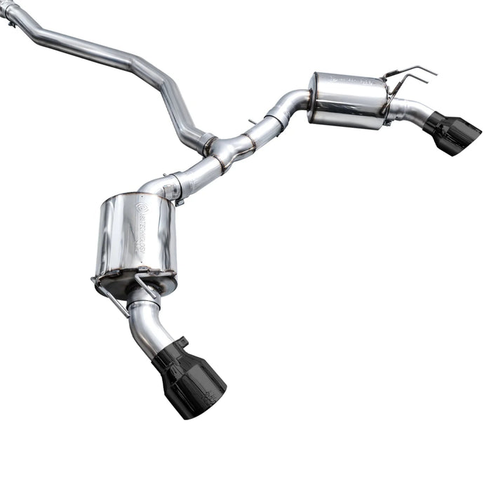 AWE Touring Edition Catback Exhaust w/ Diamond Black Tips 2023-2024 Acura Integra / 2022–2024 Honda Civic Si - 3015-33331 - Subimods.com