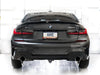 AWE Track Edition Axleback Exhaust w/ Chrome Silver Tips 2019 - 2024 BMW 330i / 2021 - 2024 BMW 440i - 3020 - 32429 - Subimods.com
