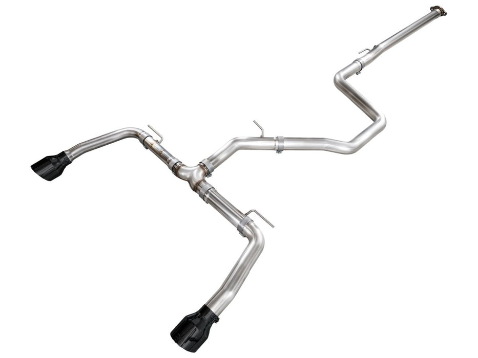 AWE Track Edition Catback Exhaust Diamond Black Tips 2022 - 2026 Elantra N - 3020-33237 - Subimods.com