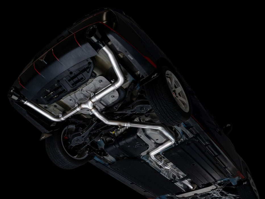 AWE Track Edition Catback Exhaust Diamond Black Tips 2022 - 2026 Elantra N - 3020-33237 - Subimods.com