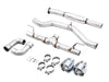 AWE Track Edition Catback Exhaust w/ Chrome Silver Tips 2013 - 2024 BRZ / 2017 - 2021 Toyota 86 / 2022 - 2024 GR86 - 3020 - 32279 - Subimods.com