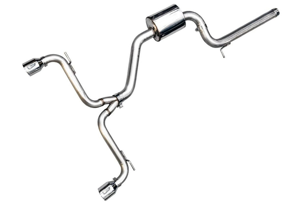 AWE Track Edition Catback Exhaust w/ Chrome Silver Tips 2015 - 2017 Volkswagen GTI - 3020 - 32022 - Subimods.com