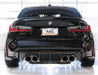 AWE Track Edition Catback Exhaust w/ Chrome Silver Tips 2021 - 2025 BMW M3 / M4 - 3020 - 43482 - Subimods.com