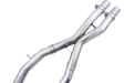 AWE Track Edition Catback Exhaust w/ Chrome Silver Tips 2021 - 2025 BMW M3 / M4 - 3020 - 43482 - Subimods.com