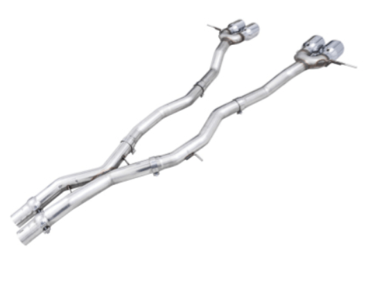 AWE Track Edition Catback Exhaust w/ Chrome Silver Tips 2021 - 2025 BMW M3 / M4 - 3020 - 43482 - Subimods.com