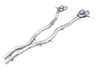 AWE Track Edition Catback Exhaust w/ Chrome Silver Tips 2021 - 2025 BMW M3 / M4 - 3020 - 43482 - Subimods.com