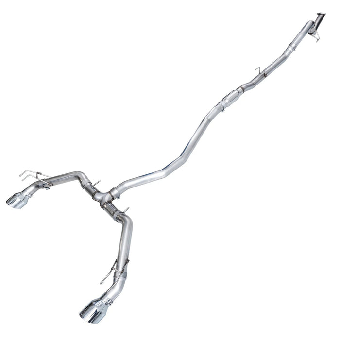 AWE Track Edition Catback Exhaust w/ Chrome Silver Tips 2023-2024 Acura Integra / 2022–2024 Honda Civic Si - 3020-32331 - Subimods.com