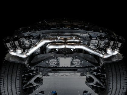 AWE Track Edition Catback Exhaust w/ Diamond Black Tips 2020 - 2025 Chevrolet Corvette - 3020 - 43086 - Subimods.com