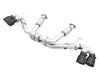 AWE Track Edition Catback Exhaust w/ Diamond Black Tips 2020 - 2025 Chevrolet Corvette - 3020 - 43086 - Subimods.com