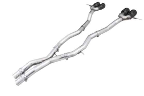 AWE Track Edition Catback Exhaust w/ Diamond Black Tips 2021 - 2025 BMW M3 / M4 - 3020 - 42482 - Subimods.com