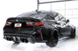AWE Track Edition Catback Exhaust w/ Diamond Black Tips 2021 - 2025 BMW M3 / M4 - 3020 - 42482 - Subimods.com