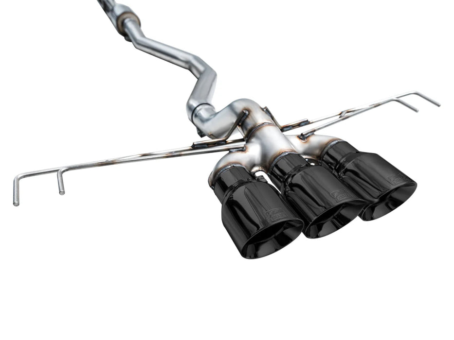 AWE Track Edition Catback Exhaust w/ Diamond Black Tips 2023-2024 Honda Civic Type R (FL5) - 3020-53287 - Subimods.com