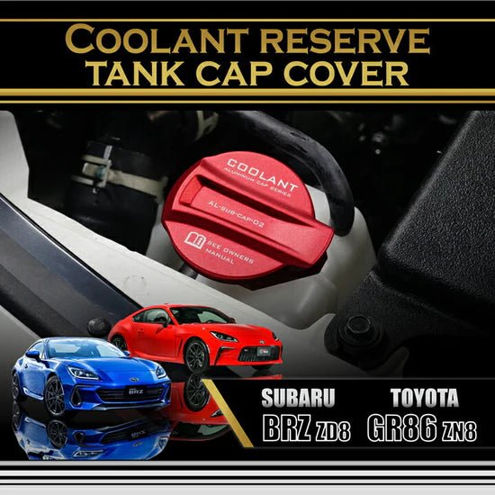 Axis Parts Coolant Reservoir Cap 2022 - 2024 BRZ / 2022 - 2024 GR86 - brz - gr86 - coolant - cap - red - Subimods.com