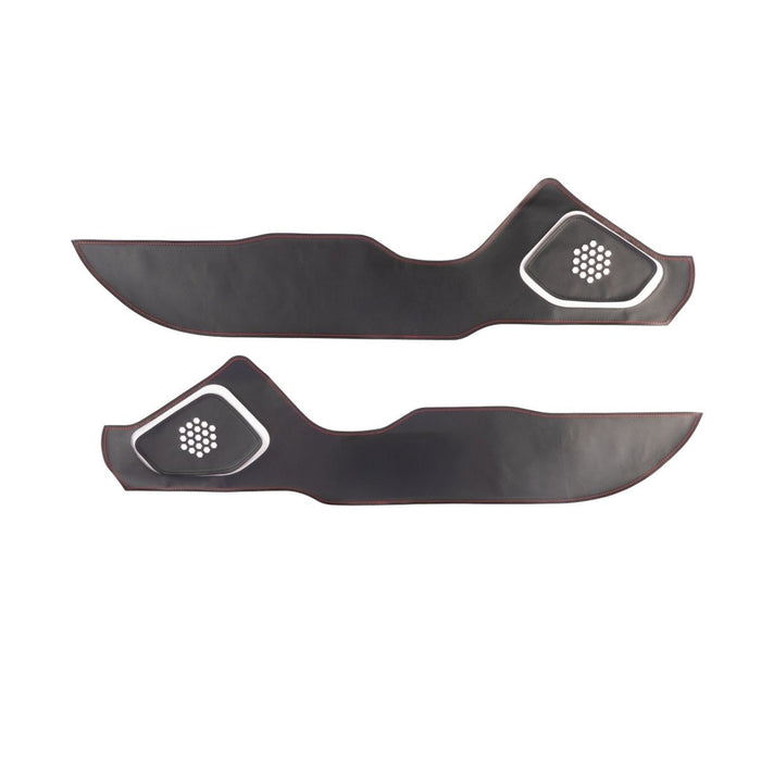 Axis Parts Door Kick Guard Razor Pattern w/ Red Stitching 2022 - 2024 BRZ / 2022 - 2024 GR86 - KG-8B2-045 - Subimods.com