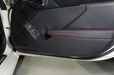Axis Parts Door Kick Guard Razor Pattern w/ Red Stitching 2022 - 2024 BRZ / 2022 - 2024 GR86 - KG-8B2-045 - Subimods.com