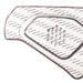 Axis Parts Door Kick Guard Razor Pattern w/ Red Stitching 2022 - 2024 BRZ / 2022 - 2024 GR86 - KG-8B2-045 - Subimods.com