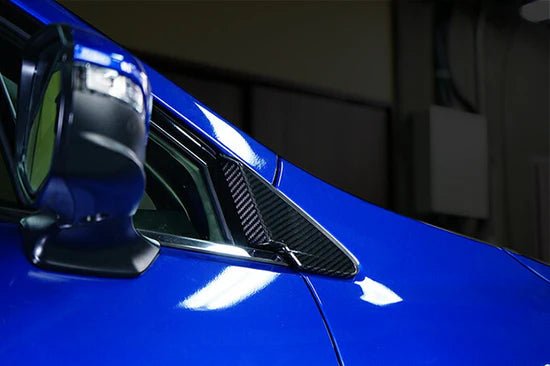 Axis Parts Dry Carbon A Pillar Cover 2022 - 2024 WRX - ST - 645 - Subimods.com