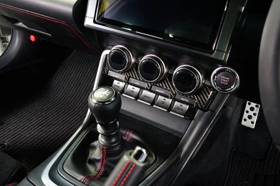 Axis Parts Dry Carbon Air Conditioner Switch Panel Cover 2022 - 2024 BRZ / 2022 - 2024 GR86 - ST - 755 - Subimods.com