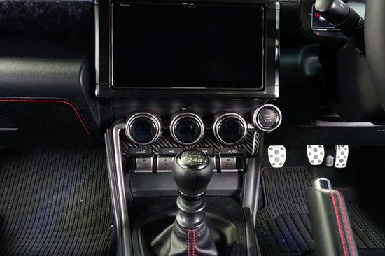 Axis Parts Dry Carbon Air Conditioner Switch Panel Cover 2022 - 2024 BRZ / 2022 - 2024 GR86 - ST - 755 - Subimods.com