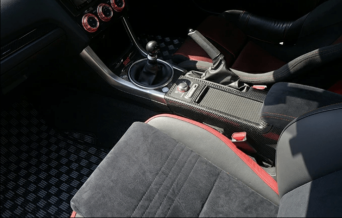 Axis Parts Dry Carbon Center Console Cover 2015 - 2021 WRX / 2015 - 2021 STI - VA - 1TH - Subimods.com