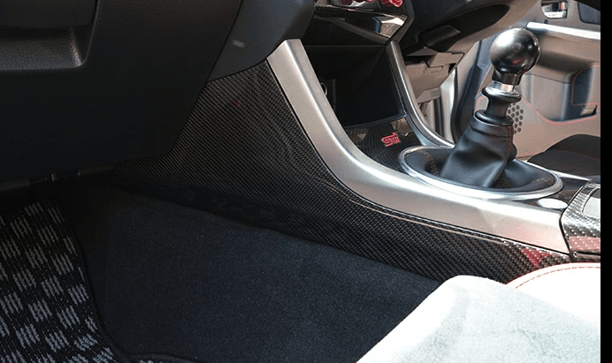 Axis Parts Dry Carbon Center Console Side Cover 2015 - 2021 WRX / 2015 - 2021 STI - VA - 3TH - Subimods.com