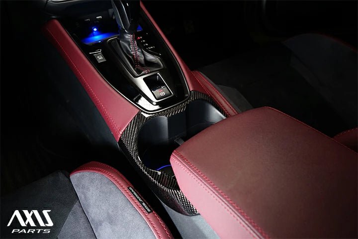 Axis Parts Dry Carbon Cup Holder Cover 2022 - 2024 WRX w/ CVT - VB - 1TH - Subimods.com