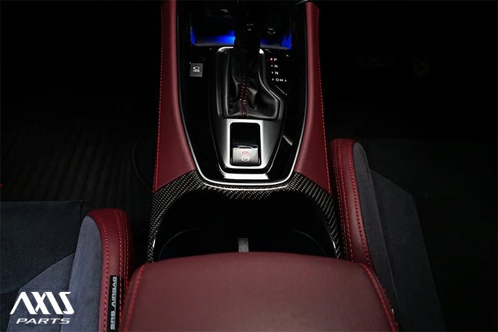 Axis Parts Dry Carbon Cup Holder Cover 2022 - 2024 WRX w/ CVT - VB - 1TH - Subimods.com