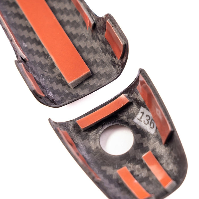 Axis Parts Dry Carbon Door Handle Cover 15 - 21 WRX / 15 - 21 STI / 14 - 18 Forester w/ Keyhole - ST-136 - Subimods.com