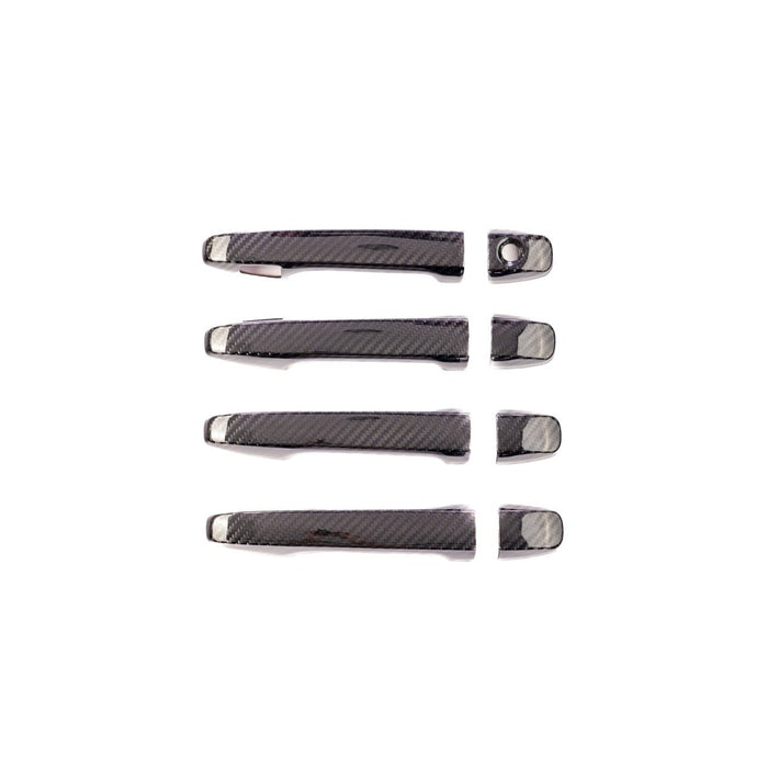 Axis Parts Dry Carbon Door Handle Cover 15 - 21 WRX / 15 - 21 STI / 14 - 18 Forester w/ Keyhole - ST-136 - Subimods.com