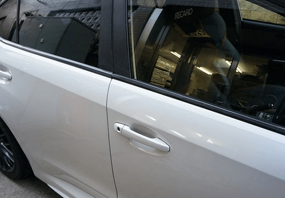 Axis Parts Dry Carbon Door Molding Cover 2015 - 2021 WRX / 2015 - 2021 STI - RJ - 225 - Subimods.com