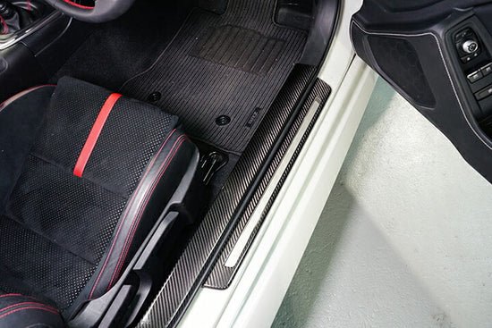Axis Parts Dry Carbon Door Sill Plate Cover 2022 - 2024 BRZ / 2022 - 2024 GR86 - ST - 731 - Subimods.com