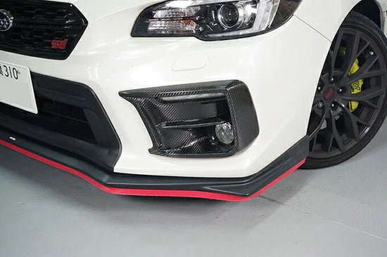 Axis Parts Dry Carbon Fog Light Cover 2018 - 2021 WRX / 2018 - 2021 STI For Use w/ Fog Lamps - ST - 650 - Subimods.com