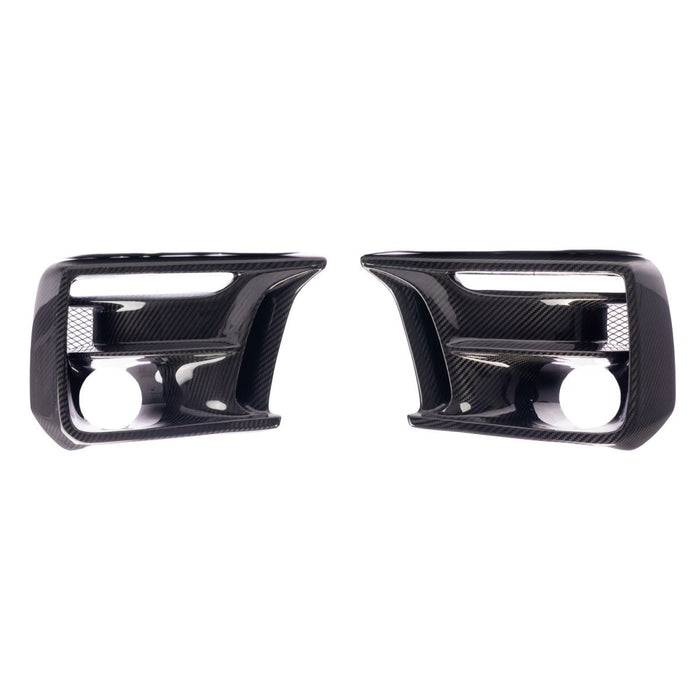 Axis Parts Dry Carbon Fog Light Cover 2018 - 2021 WRX / 2018 - 2021 STI For Use w/ Fog Lamps - ST-650 - Subimods.com