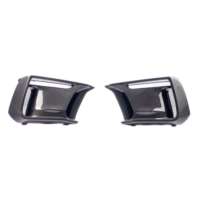 Axis Parts Dry Carbon Fog Light Cover 2018 - 2021 WRX / 2018 - 2021 STI For Use w/o Fog Lamps - ST-628 - Subimods.com