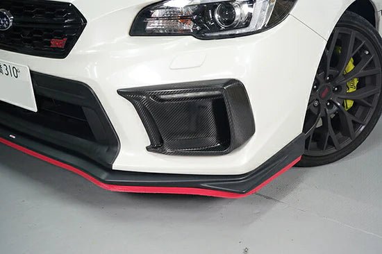 Axis Parts Dry Carbon Fog Light Cover 2018 - 2021 WRX / 2018 - 2021 STI For Use w/o Fog Lamps - ST - 628 - Subimods.com