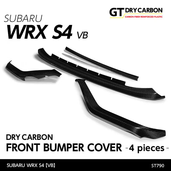 Axis Parts Dry Carbon Front Bumper Cover Set 2022 - 2024 WRX - ST - 790 - Subimods.com
