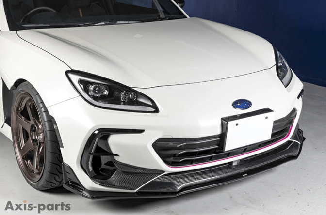 Axis Parts Dry Carbon Front Bumper Garnish 2022 - 2024 BRZ / 2022 - 2024 GR86 - ST-729 - Subimods.com