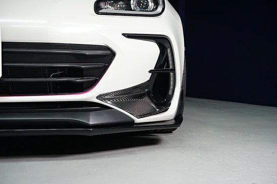 Axis Parts Dry Carbon Front Bumper Garnish For Use w/ Accessory Liner 2022 - 2024 BRZ / 2022 - 2024 GR86 - ST - 748 - Subimods.com