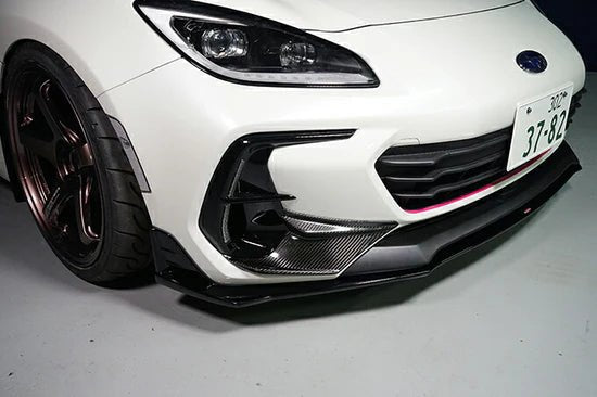 Axis Parts Dry Carbon Front Bumper Garnish For Use w/ Accessory Liner 2022 - 2024 BRZ / 2022 - 2024 GR86 - ST - 748 - Subimods.com