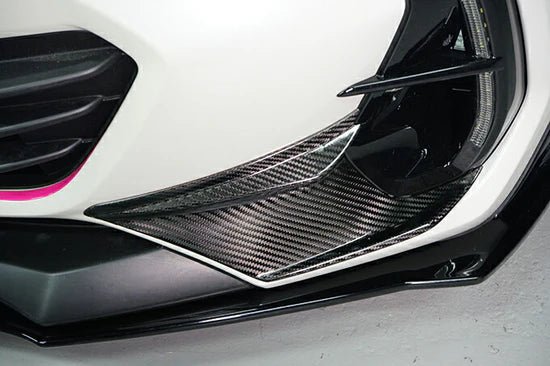 Axis Parts Dry Carbon Front Bumper Garnish For Use w/ Accessory Liner 2022 - 2024 BRZ / 2022 - 2024 GR86 - ST - 748 - Subimods.com