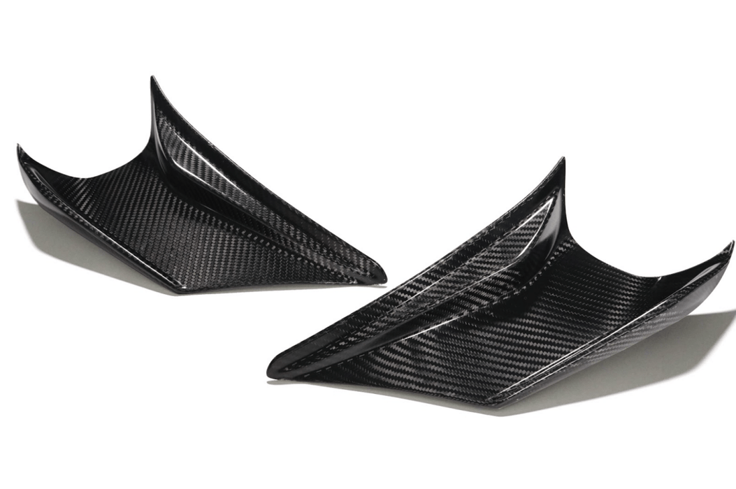 Axis Parts Dry Carbon Front Bumper Garnish For Use w/o Accessory Liner 2022 - 2024 BRZ / 2022 - 2024 GR86 - ST-748 - Subimods.com