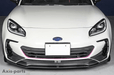 Axis Parts Dry Carbon Front Bumper Garnish For Use w/o Accessory Liner 2022 - 2024 BRZ / 2022 - 2024 GR86 - ST-748 - Subimods.com