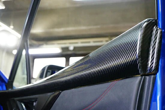 Axis Parts Dry Carbon Front Door Panel Trim Cover 2022 - 2024 WRX - ST - 671TH - Subimods.com