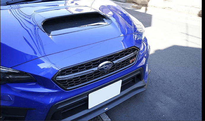 Axis Parts Dry Carbon Front Grille Garnish 2015 - 2021 WRX / 2015 - 2021 STI - ST - 458B - Subimods.com