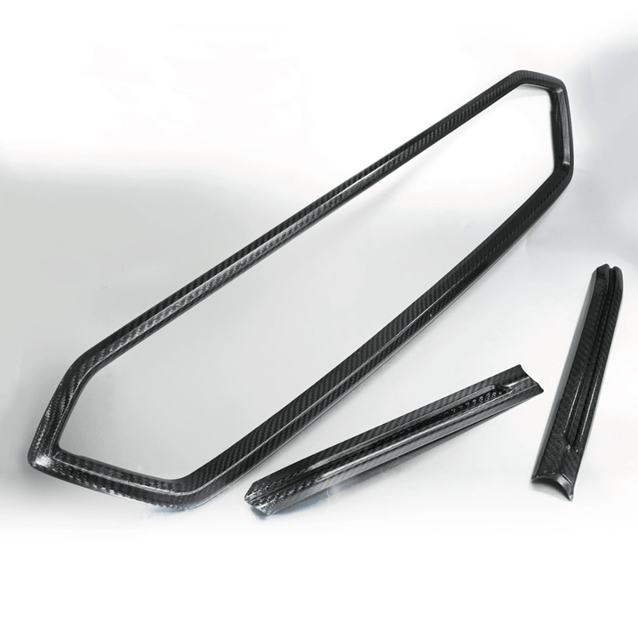 Axis Parts Dry Carbon Front Grille Garnish Set 2015 - 2021 WRX / 2015 - 2021 STI - ST-458 - Subimods.com